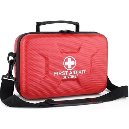 gevoke 410 piece waterproof hard shell first aid kit.webp