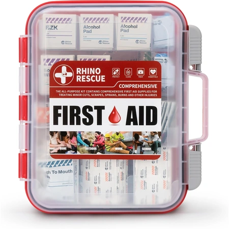 rhino rescue 371 pieces osha all purpose first aid kit.webp